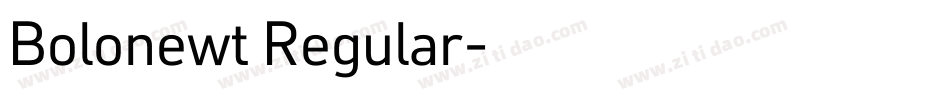 Bolonewt Regular字体转换